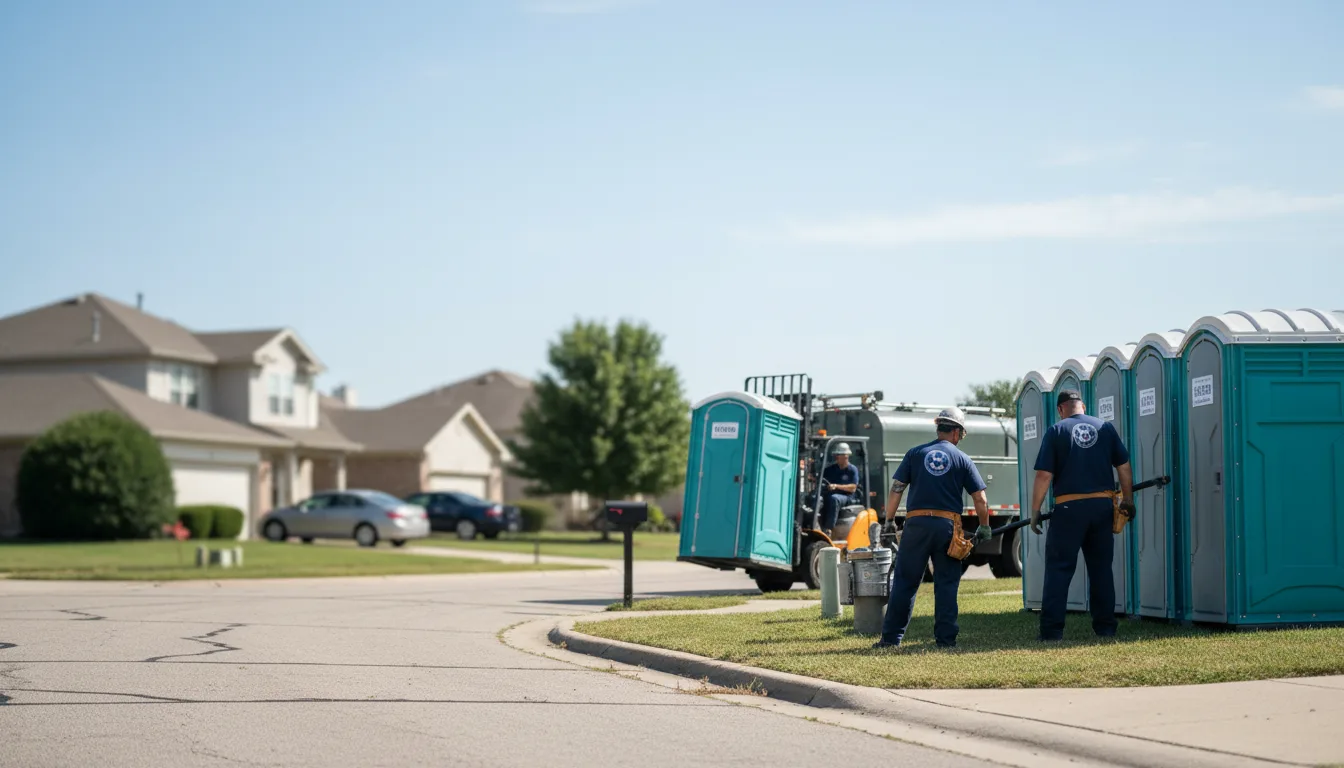 Porta Potty Rental in New Lenox, IL near me